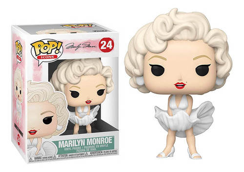 Boneco Funko Pop Icons Marilyn Monroe 24 - Original