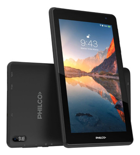 Tablet Philco Tp10 + Funda 10.1 4gb 64gb Android 13 Negro