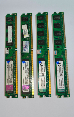 4 Memória Kingston Ddr2 2gb 800mhz Desktop (Usado)