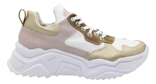 Zapatillas Mujer Combinadas Plataforma Livianas Cómodas Lola