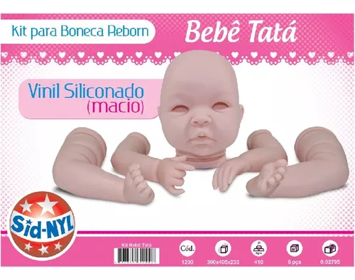 Boneca Reborn Bebê Tatá Sid-Nyl Parece Um Bebê de Verdade em