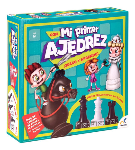 Juego Maestro Mi Primer Ajedrez Para Niños Novelty Principia