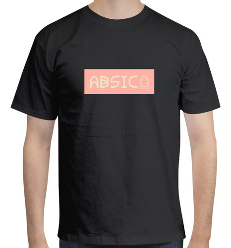 Playera Diseño Logo Absico Rosa