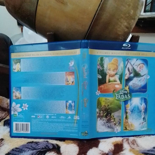 Tinker Bell Sininho Fada Disney Box Blu-ray 4 Discos Lacrado