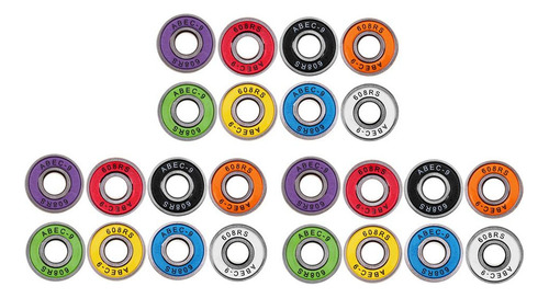 Rolamentos De Skate 608-rs De 24 Peças