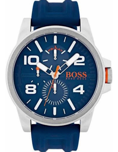 Reloj Hugo Boss 1550008 Color de la correa Azul Color del bisel Plateado Color del fondo Azul