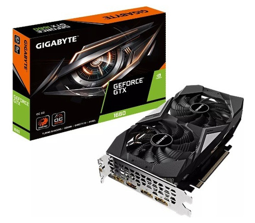 Placa De Video Nvidia Gigabyte Geforce Gtx 1660 Gvn1660oc6gd
