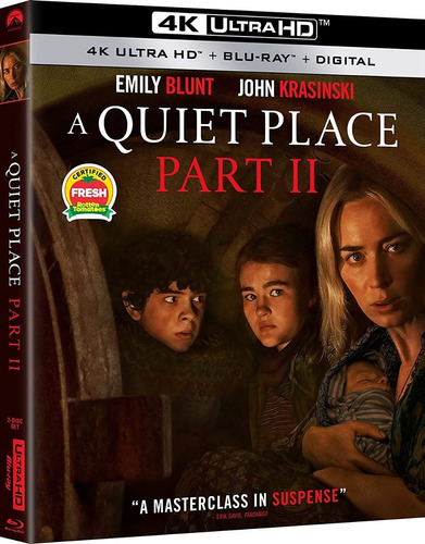 4k Ultra Hd + Blu-ray A Quiet Place 2 Un Lugar En Silencio 2