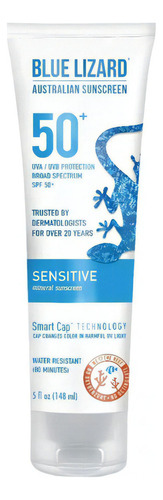 Blue Lizard Protector Solar Sensitive Oxido Zinc Tubo Spf 50