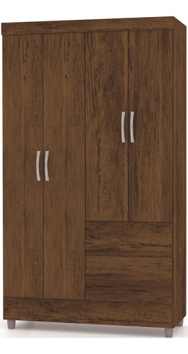 Ropero Placard - 4 Puertas + 2 Cajones - 103x181x040 - 10090