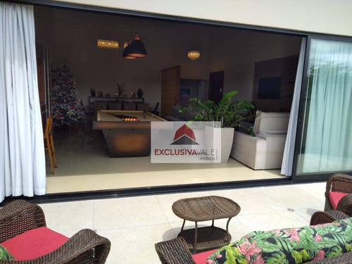 Imagem 23 de 30 de Casa Com 4 Dormitórios À Venda, 281 M² Por R$ 1.750.000,00 - Eco Park Bourbon - Caçapava/sp - Ca0937