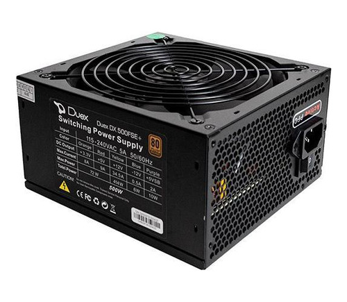 Fonte Atx 500w Bronze Dx 500fse Duex