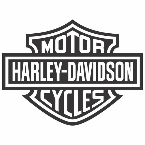 Calco Vinilo Logo Harley Davidson Moto Auto Tuning Camione