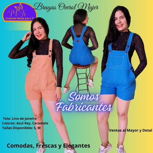 Bragas Overol  Cortosomos Fabricantes. Envio Gratis