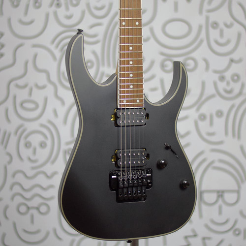 Guitarra Ibanez Rg Standard Rg420ex Bkf Com Ponte Edge Zero Floyd Rose Black Flat Acabamento Satin Fosco