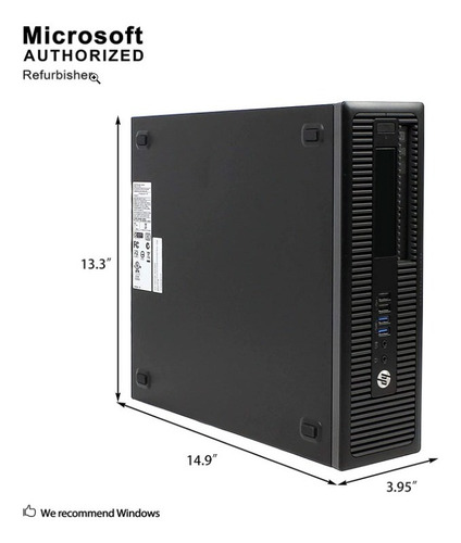 Imagen 5 de 8 de Computador Hp Prodesk I5 6gen 8gb Ssd 256, Sff Ddr4