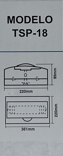 Tablero Sobrepuesto Caja Ip40 18 Circuitos Sec