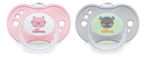 Nuk First Essentials By Chupetes, 6-18 Meses, Paquete De 2 -