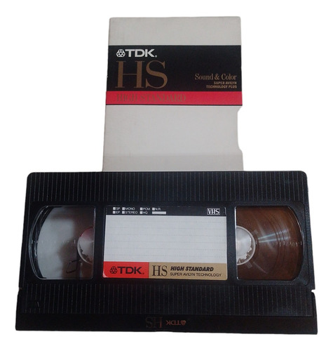 Cassette Vídeo Vhs Tdk Hs Sound Y Color