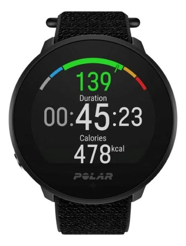Relógio Fitness Polar Unite C/ Pulseira Preta
