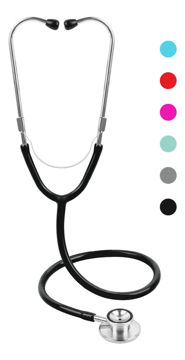 Estetoscopio Doble Campana Vitalcare Color Negro