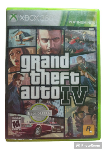 Grand Theft Auto 4 Xbox 360 Físico Incluye Mapa