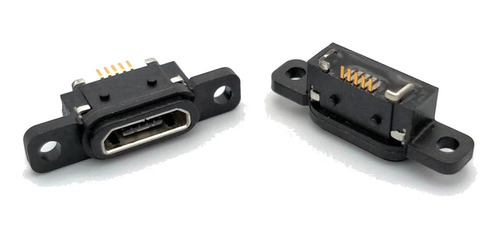 10 Piezas Conector De Carga Micro Usb 5 Pines Panel V8.