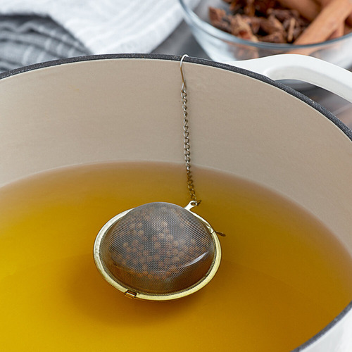 Infusor De Té De Acero Inoxidable Con Cadena