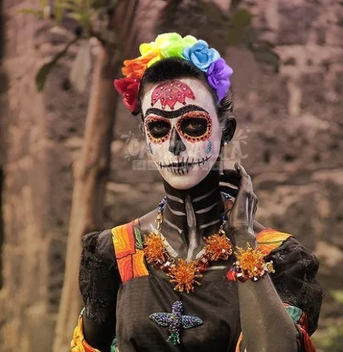 Sintético 199 + Maquillaje de frida kahlo para dia de muertos - Castabrava
