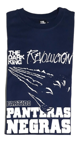 Remera Old School Panteras Negras Algodon The Dark King 