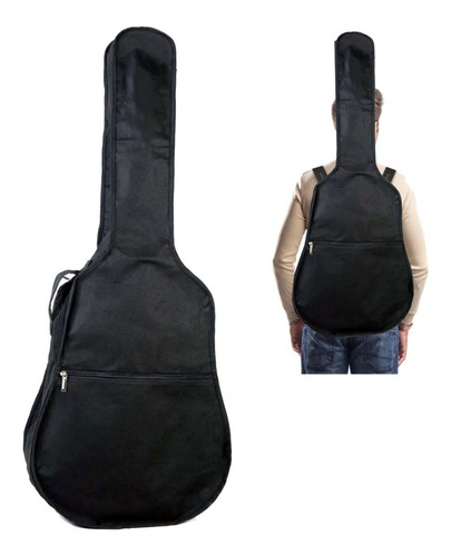 Imagem 1 de 4 de Capa Bag Violao Folk Standard Mellody Ka11 + Bolso Loja