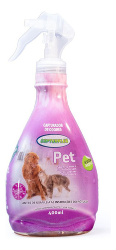 Capterplus Capturador De Odores Pet 400ml Cachorro & Gato