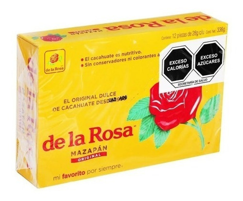 Caja Mazapan La Rosa Con 48 Paquetes De 12 Piezas