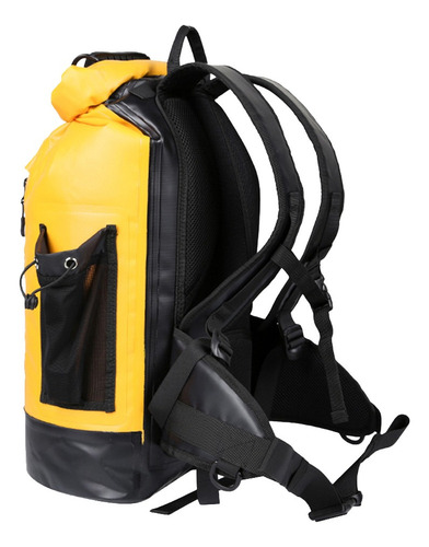Bolsa Seca Impermeable Para Kayak Rafting Flotante Amarillo
