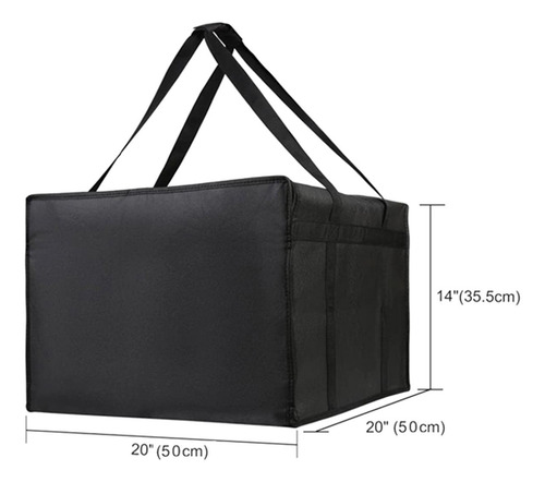 Bolsa Para Comida Y Pizza, Totalmente Aislada, De Gran