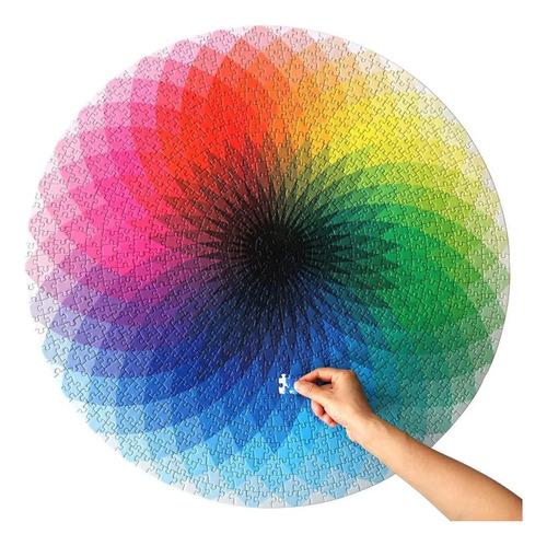 Para 1000 Piezas Redondo Arco Iris Color Degradado