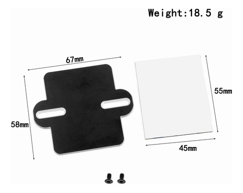 Placa De Montaje Esc Para Camiones Arrma 1/7 1/8 De 1/8 Piez
