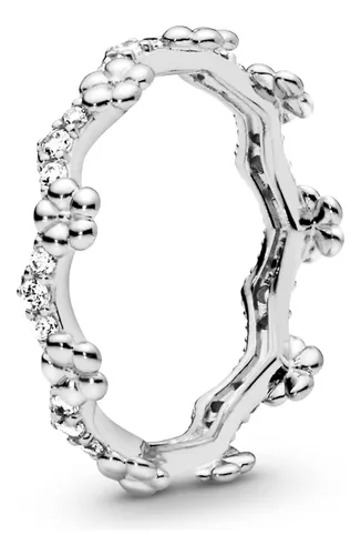 Anel Tiara De Flores Pandora