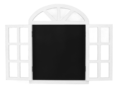 Placa De Lousa Branca Falsa Para Janela Preta Versátil