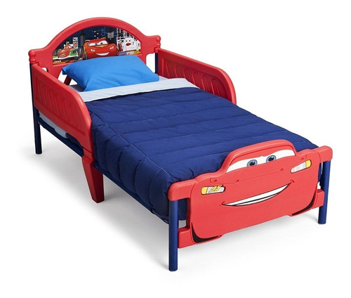 Cama Camita Infantil Delta Disney Cars 3d Envio Gratis