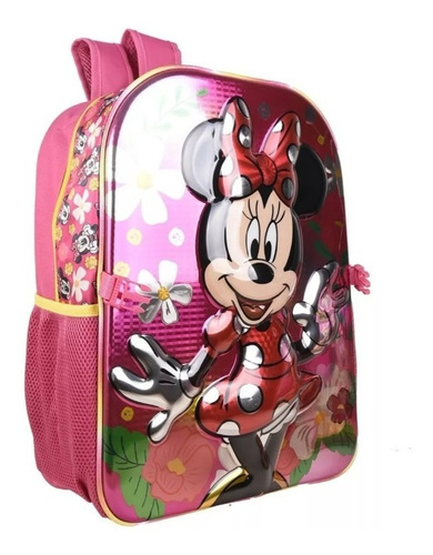 Set Mochila Y Lonchera Ruz Minnie Mouse Disney Primaria