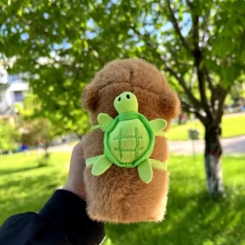 Pulsera De Peluche Con Forma De Tortuga Y Capibara, 18 X 9 C