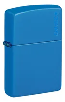 Comprar Encendedor Zippo Azul Cielo Mate Con Logo