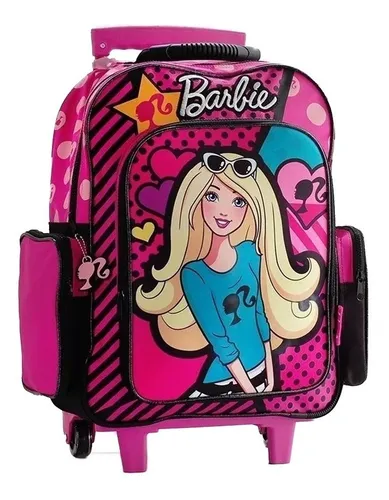 Mochila Escolar Con Ruedas Barbie