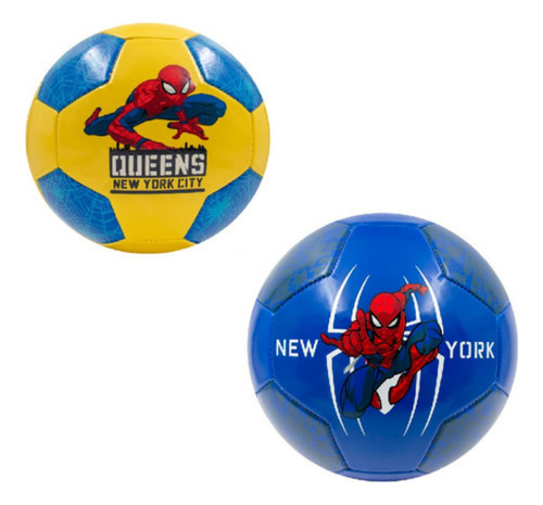 Balón 83879 De Fútbol No. 3 Marvel Spider-man Color Azul Voi Azul