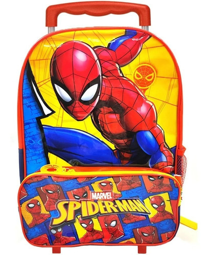 Mochila Carro Spiderman Marvel 16 P Wabro - Sharif Express