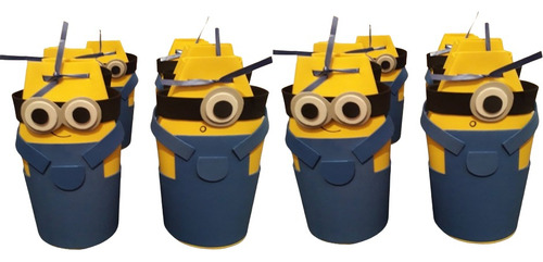 Bolsitas Para Sorpresitas Goma Eva Minions Cotillon X10