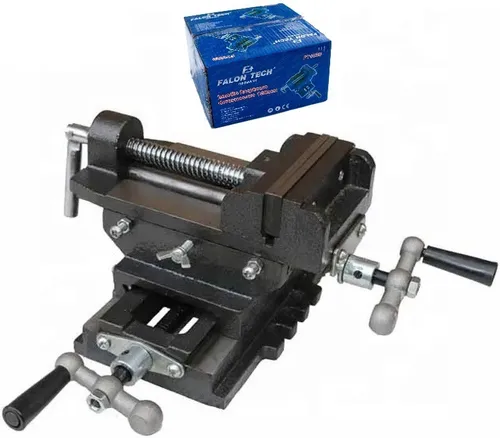 comprar Morsa Plana En Cruz 100 Mm 4 Base Desplazable Taladro