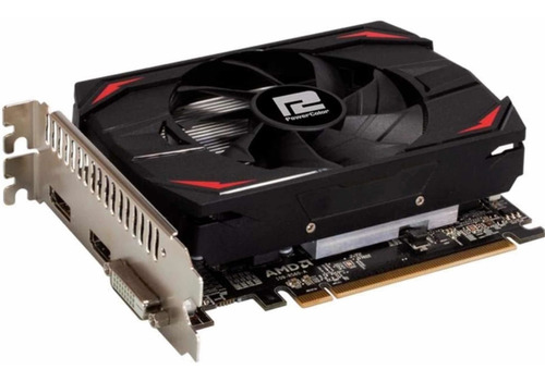 Imagem 4 de 5 de Placa De Vídeo Powercolor Amd Radeon Rx550 4gb