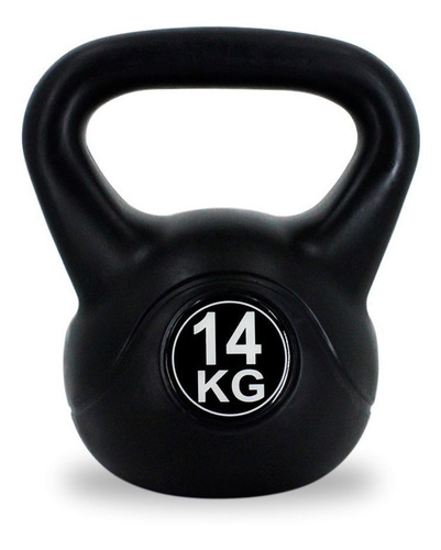 Pesa Rusa Mancuerna De Mano 14 Kg Recubierta Pvc Kettlebell